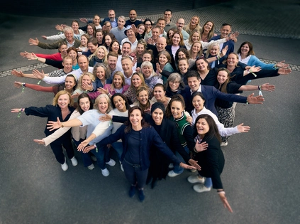 Gruppebilde av Novartis Norge sine ansatte